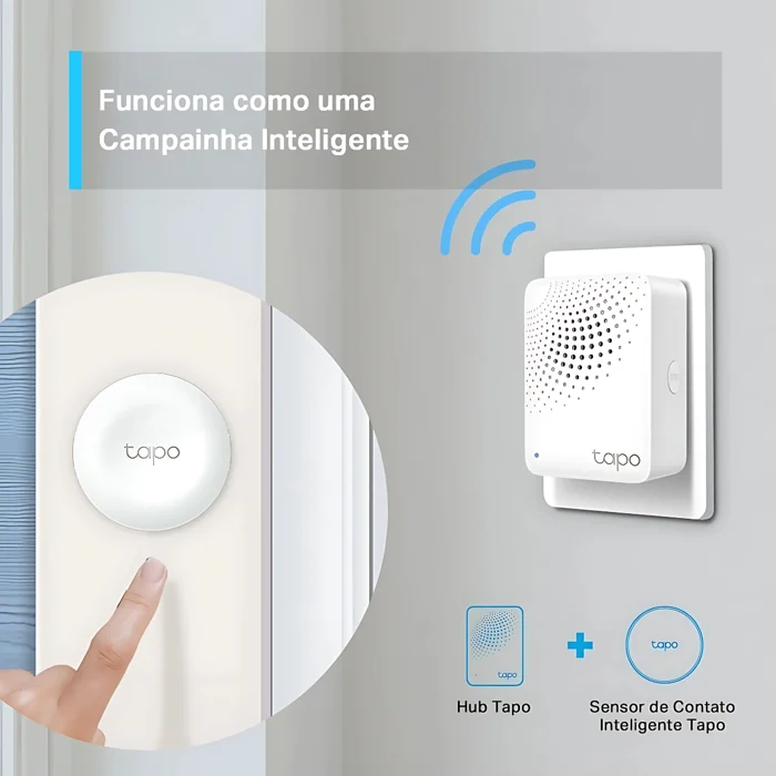 Hub De Automação Tapo H100 Tp-Link Com Campainha Bivolt Wifi, Branco 5