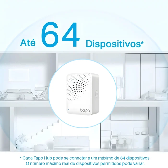 Hub De Automação Tapo H100 Tp-Link Com Campainha Bivolt Wifi, Branco 7
