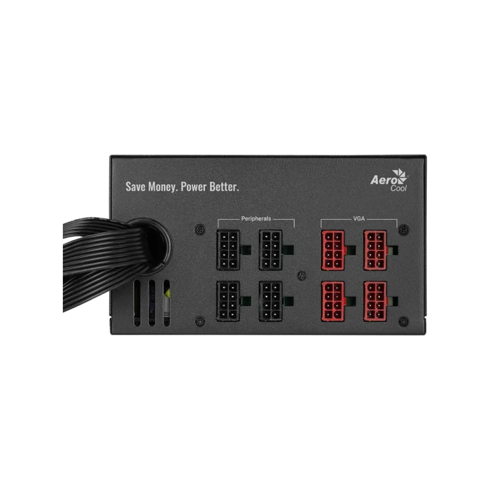 Fonte Aerocool 1000W ATX KCAS Plus Semi Modular 90% de Eficiência 80 Plus Gold 3