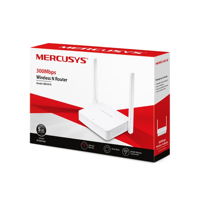 Roteador Wireless Mercusys N 300Mbps Dual Band MW301R6