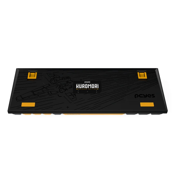 Teclado Mecânico Gamer PCYes Kuromori 60% Switch Red LED Amarelo Voyager Edition 5