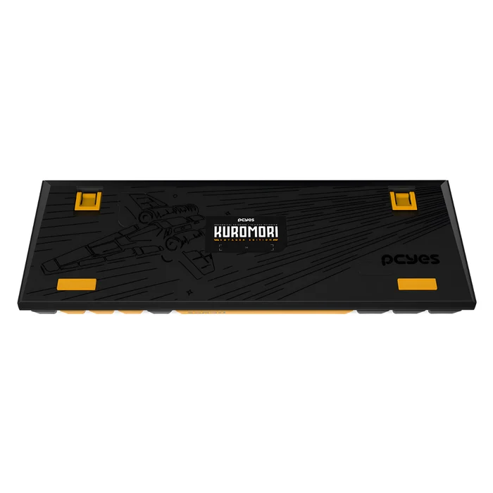 Teclado Mecânico Gamer PCYes Kuromori 60% Switch Blue LED Amarelo Voyager Edition 5