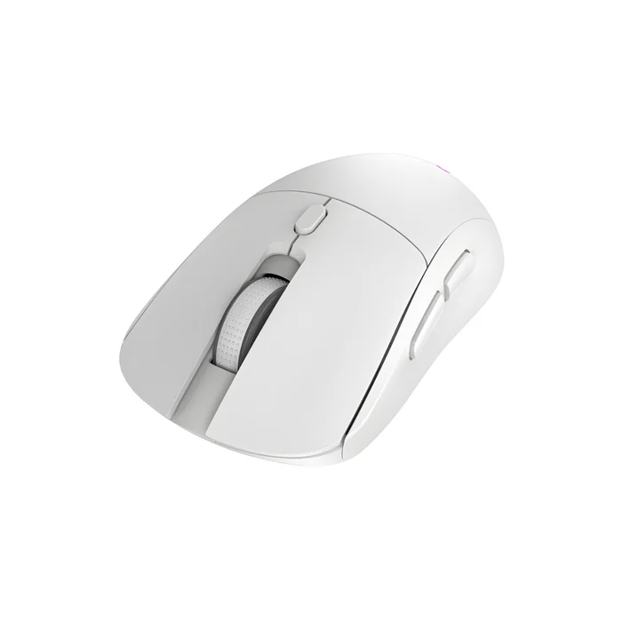 Mouse Gamer Sem Fio PCYes Basaran Stealth White Ghost 10000 DPI RGB 6 Botões (big)