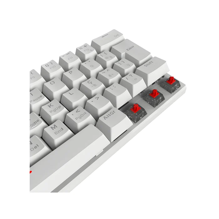Teclado Mecânico Gamer Vinik Anihi White 60% Switch Red LED Rainbow ANIHIWHRD 7