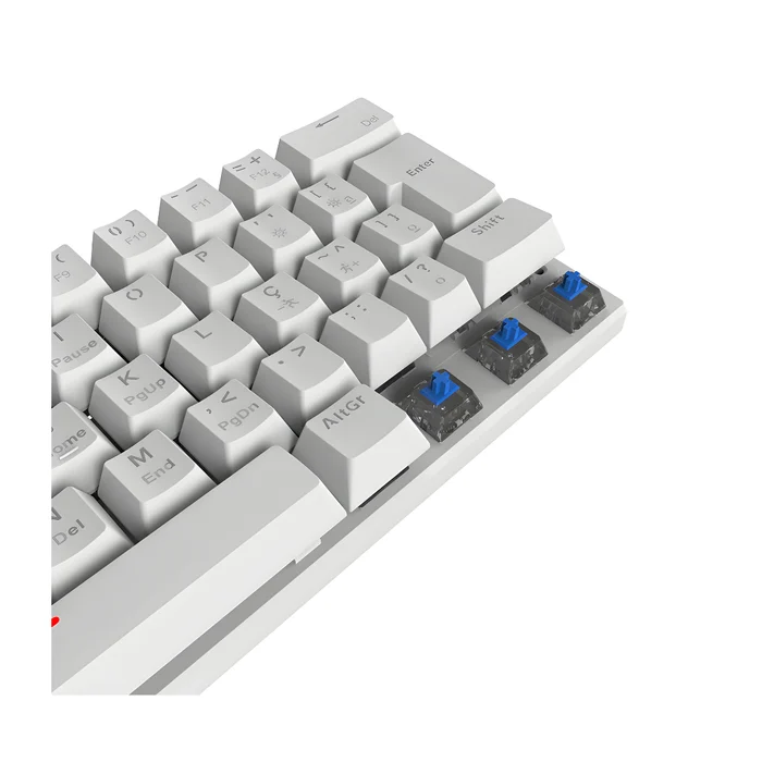 Teclado Mecânico Gamer Vinik Anihi White 60% Switch Blue LED Rainbow ANIHIWHRD 7