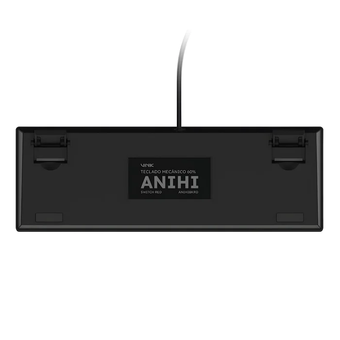 Teclado Mecânico Gamer Vinik Anihi Black 60% Switch Red LED Rainbow ANIHI BKRD 6