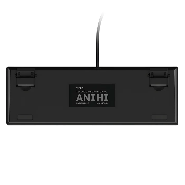 Teclado Mecânico Gamer Vinik Anihi Black 60% Switch Blue LED Rainbow ANIHI BKRD 6