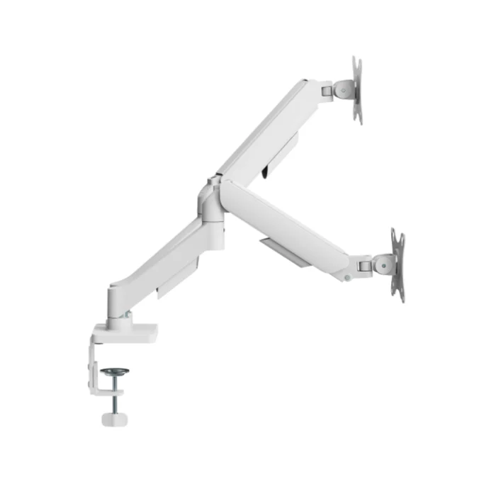 Suporte de Mesa Bluecase Ergo Flexy Branco BSMTS02-1B 2 Monitores 17” a 32” Articulado (big)