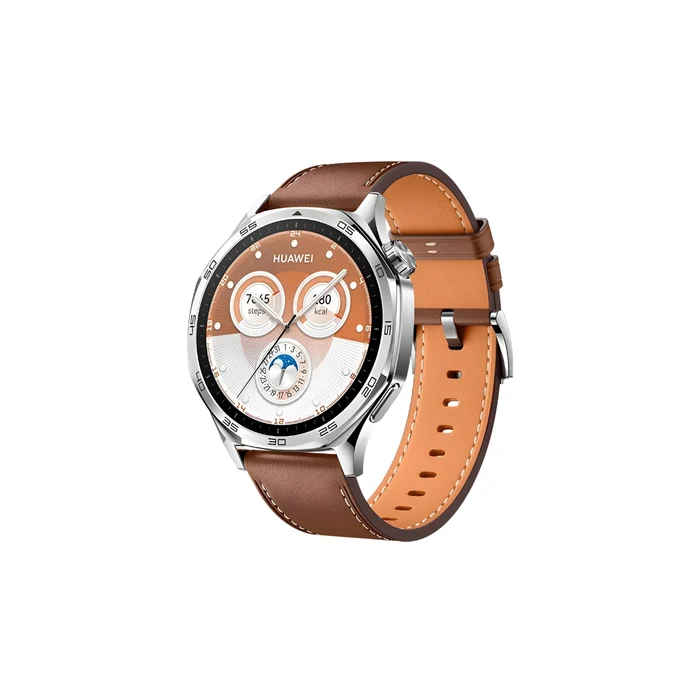 Smartwatch Huawei GT 5 46mm Tela AMOLED GPS Compatível iOS e Android Marrom Couro 3