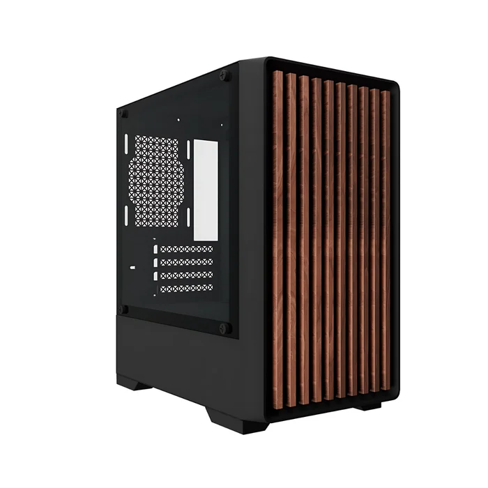 Gabinete Gamer Bluecase BG-060 Eko Preto Madeira Vidro Temperado USB 3.0 7