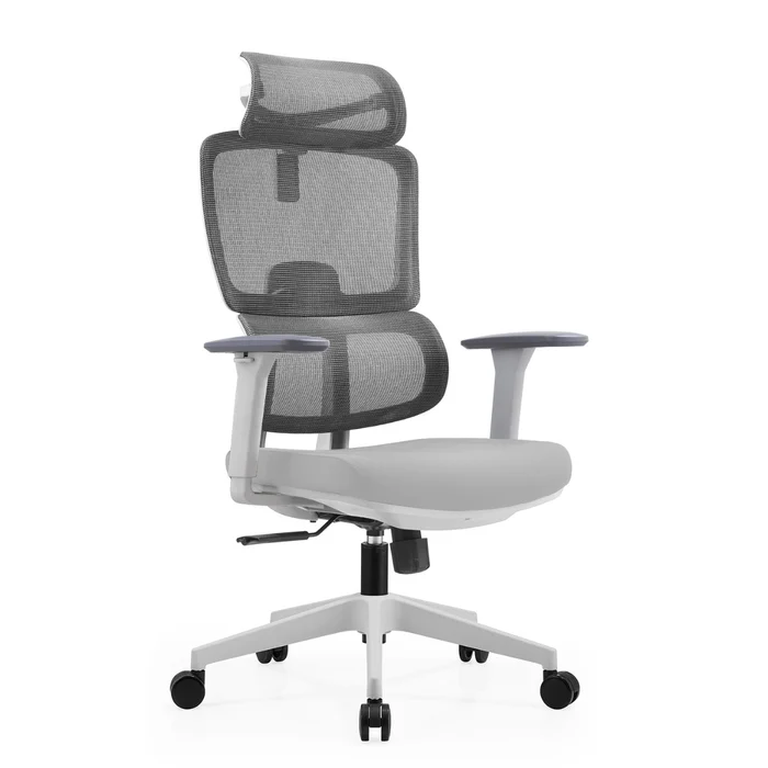 Cadeira De Escritório Ergonômica Aurove 186A Edge Gray 2