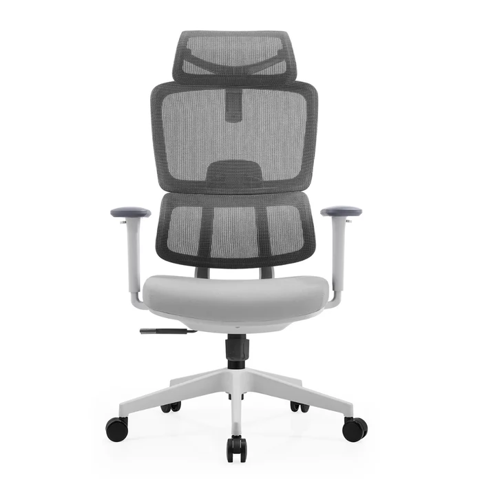 Cadeira De Escritório Ergonômica Aurove 186A Edge Gray 1