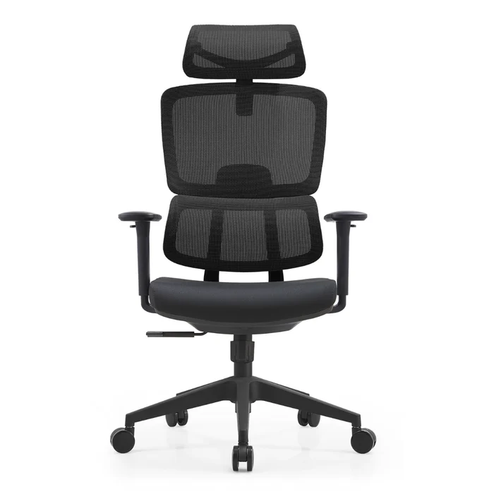 Cadeira De Escritório Ergonômica Aurove 186A Edge Black 1