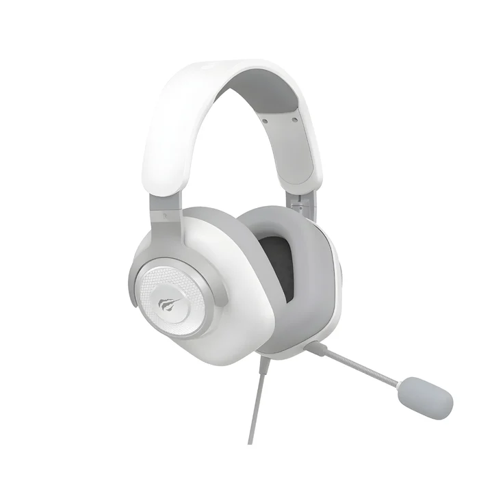 Headset Gamer Havit H2230U com Microfone Removível Branco 3