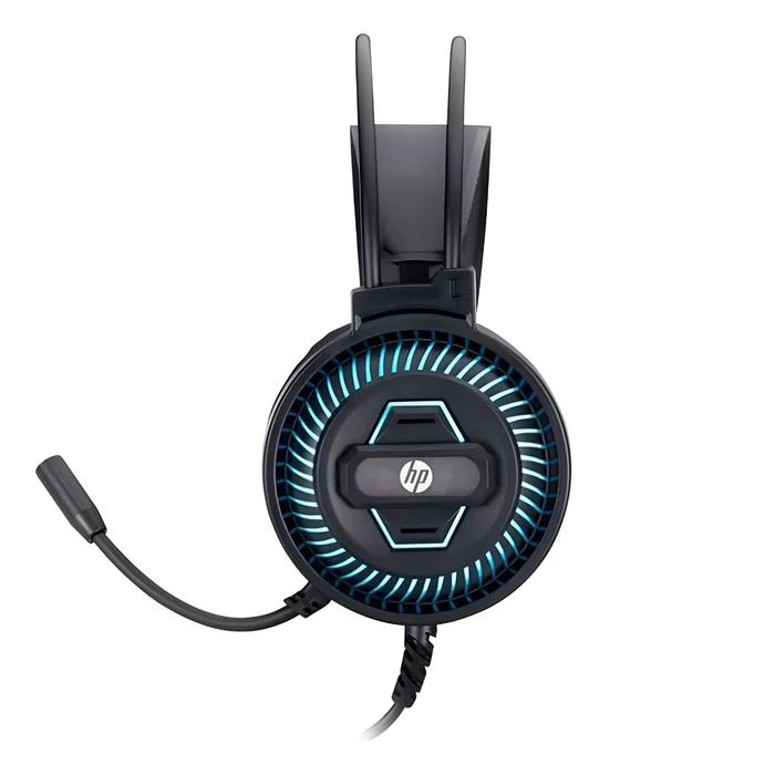 Headset Gamer HP DHE-8001 com LED e Conexão USB P2 P3 2