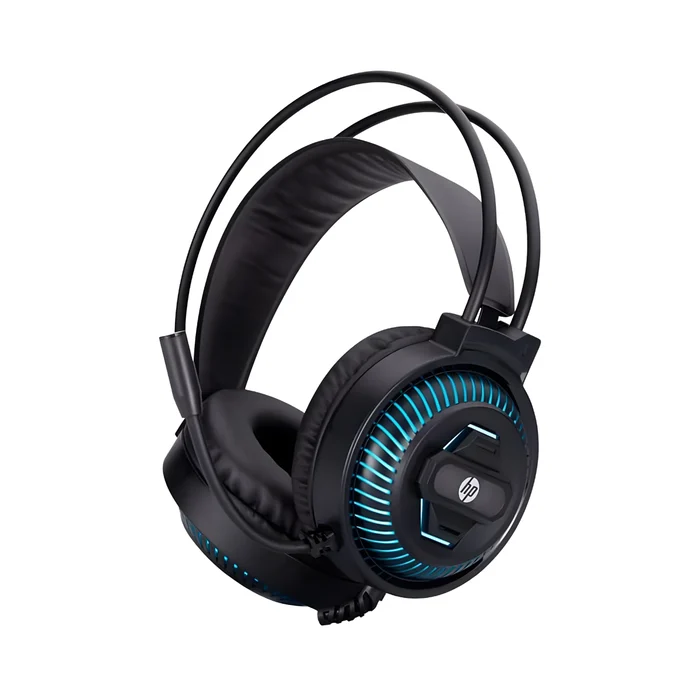 Headset Gamer HP DHE-8001 com LED e Conexão USB P2 P3 4