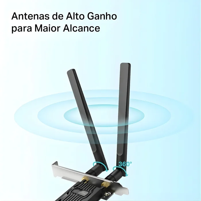 Adaptador TP-Link Archer TX20E AX1800 PCIe Bluetooth Wi-Fi 6 Dual Band Gigabit (big)