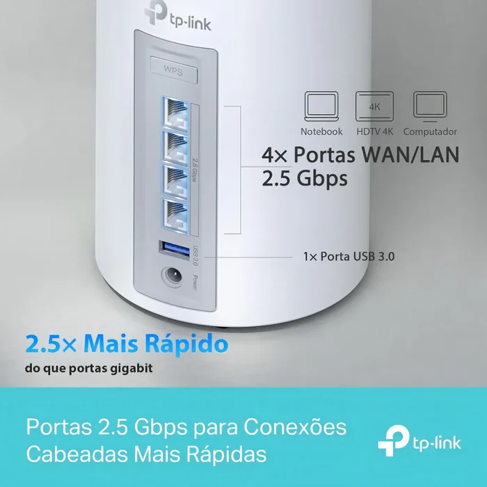 Roteador TP-Link Deco BE65 Wi-Fi 7 Tri-Band BE11000 2.5Gbps (big)