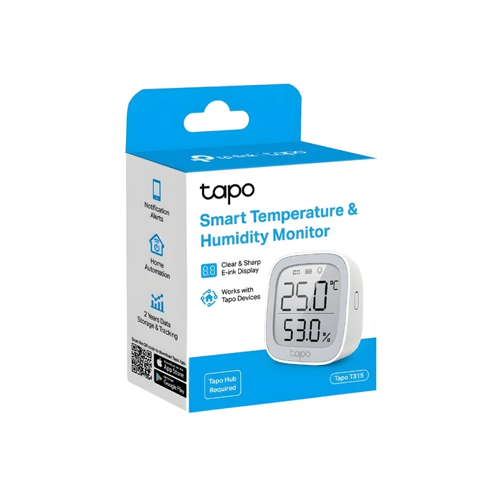 Monitor de Umidade e Temperatura Inteligente TP-Link Tapo T315 (big)