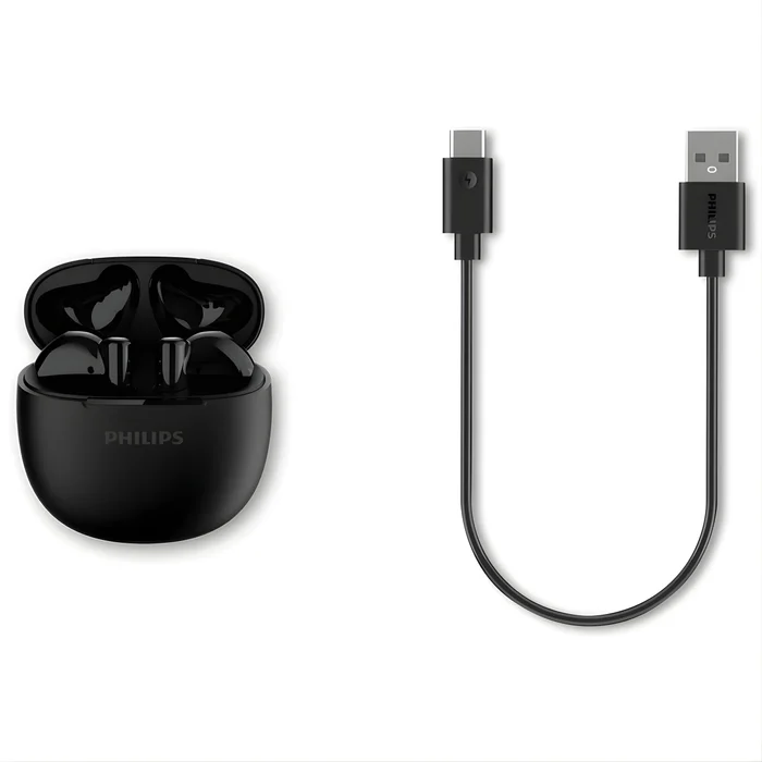 Fone de Ouvido Philips TAT1139BK TWS Bluetooth 5.4 Drivers 13mm IPX4 26h 3