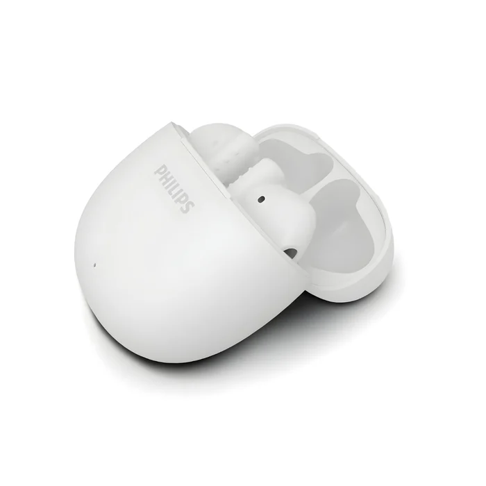Fone de Ouvido Philips TAT1139WT TWS Bluetooth 5.4 Drivers 13mm IPX4 26h com Estojo USB-C 2