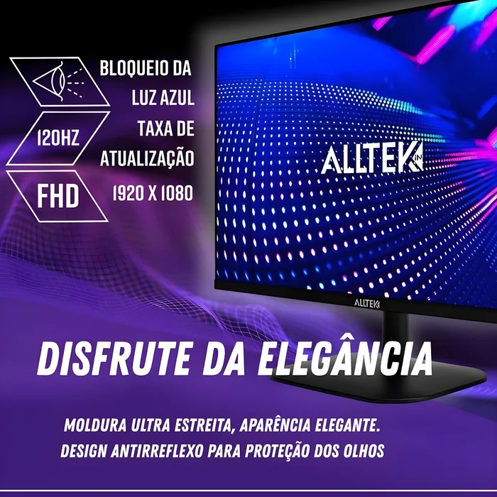 Monitor Alltek IN MNT-ATK238 23,8” FHD IPS 120Hz 5ms HDMI VGA Preto (big)