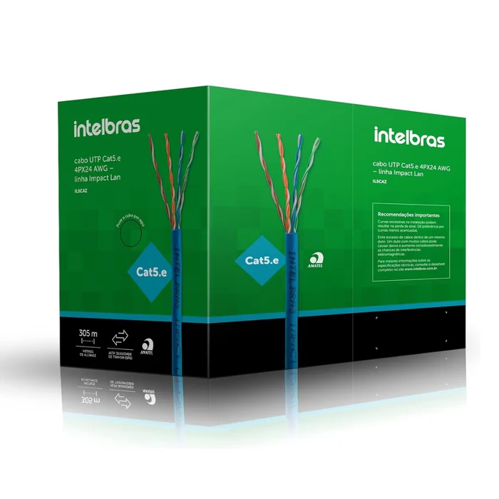 Cabo de Rede Intelbras Impact Lan Cat5e 305 Metros (big)