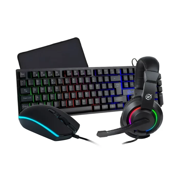 Kit Gamer Odin Kalkan 4 em 1 Teclado Mouse Headset e Mouse Pad 1