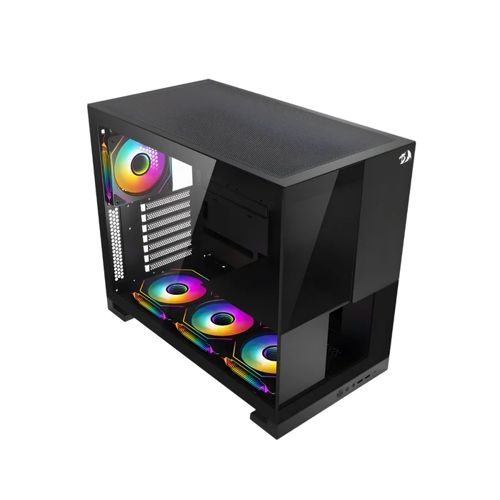 Gabinete Gamer Redragon Eternal CA-612B Sem Fans Preto 2