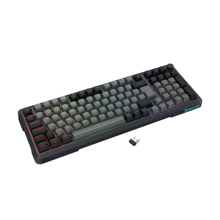 Teclado Gamer Mecânico  Bragi Pro Rgb Cinza e Preto K688GB-RGB-PTO PT (big)