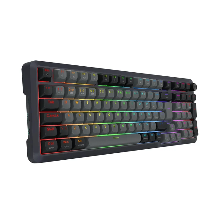 Teclado Gamer Mecânico  Bragi Pro Rgb Cinza e Preto K688GB-RGB-PTO PT (big)