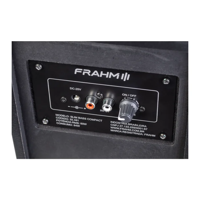Subwoofer Frahm Sub-Ativo 6" Slim Bass Compact (big)