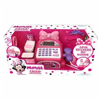 Caixa Registradora da Minnie Loja De Laço, Rosa 1