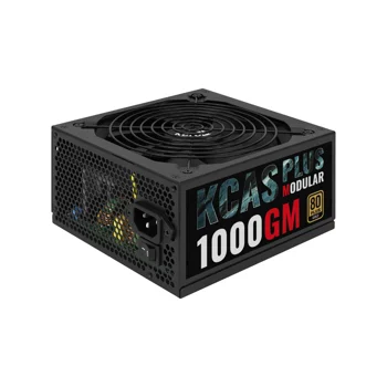 Fonte Aerocool 1000W ATX KCAS Plus Semi Modular 90% de Eficiência 80 Plus Gold 1