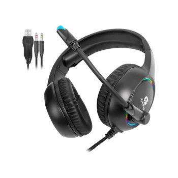 Headset Gamer Holt RGB Com Microfone P2, Fortrek 1