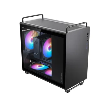 Gabinete Gamer Bluecase BG056 Tiny Pro, 5 Fans ARGB, Preto2