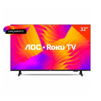 Smart TV AOC 32 HD 60Hz LED Roku Wifi Quad Core, 32S515578G 1