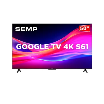 Smart TV 50 4K UHD Wifi Sem Bordas, Semp TCL 50S61 1