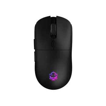 Mouse Sem Fio RGB Basaran Stealth Black Vulcan Pcyes 10000 DPI  1