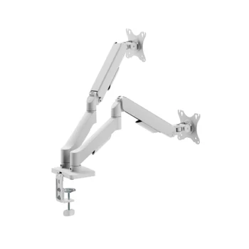 Suporte de Mesa Bluecase Ergo Flexy Branco BSMTS02-1B 2 Monitores 17” a 32” Articulado (normal)