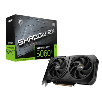 Placa de Vídeo MSI GeForce RTX 5060 Ti Shadow 2X OC Plus 8GB GDDR7 128 Bits 1