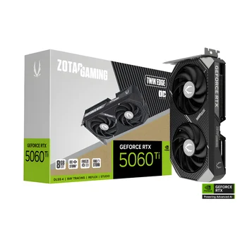 Placa de Vídeo Zotac GeForce RTX 5060 Ti Twin Edge OC 8GB GDDR7 128 Bits 1