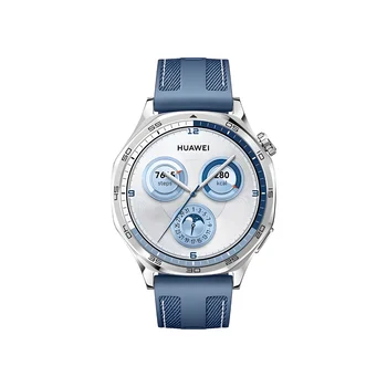 Smartwatch Huawei GT 5 46mm Tela AMOLED 1,43” GPS Compatível iOS e Android Azul Tecido 1
