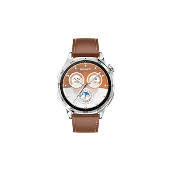 Smartwatch Huawei GT 5 46mm Tela AMOLED GPS Compatível iOS e Android Marrom Couro 2