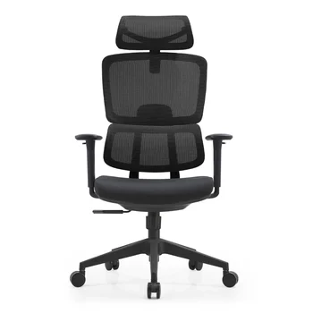 Cadeira De Escritório Ergonômica Aurove 186A Edge Black 1