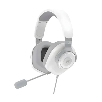 Headset Gamer Havit H2230U com Microfone Removível Branco 1