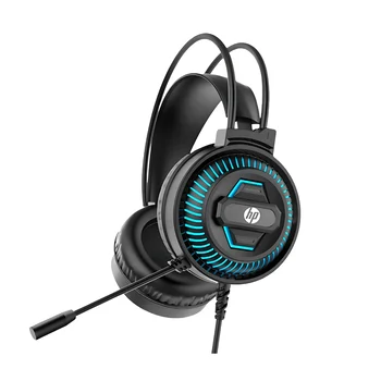 Headset Gamer HP DHE-8001 com LED e Conexão USB P2 P3 1