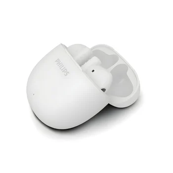 Fone de Ouvido Philips TAT1139WT TWS Bluetooth 5.4 Drivers 13mm IPX4 26h com Estojo USB-C 2