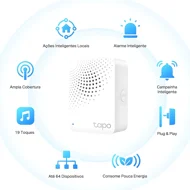 Hub De Automação Tapo H100 Tp-Link Com Campainha Bivolt Wifi, Branco 6