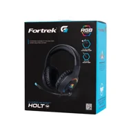 Headset Gamer Holt RGB Com Microfone P2, Fortrek 6